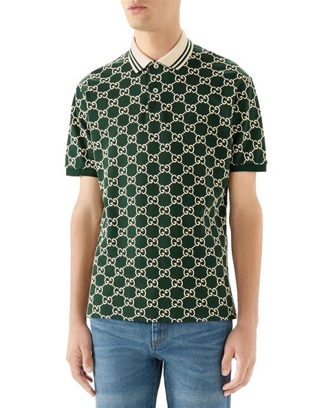 gucci poloshirt herren|Gucci interlocking polo shirts.